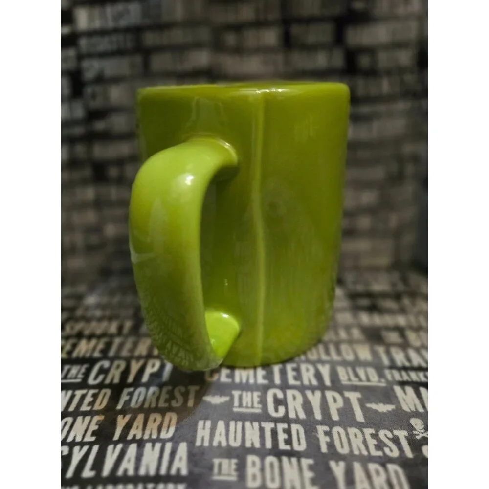 NWT Rae Dunn Neon Green Hocus Pocus Coffee Mug Halloween